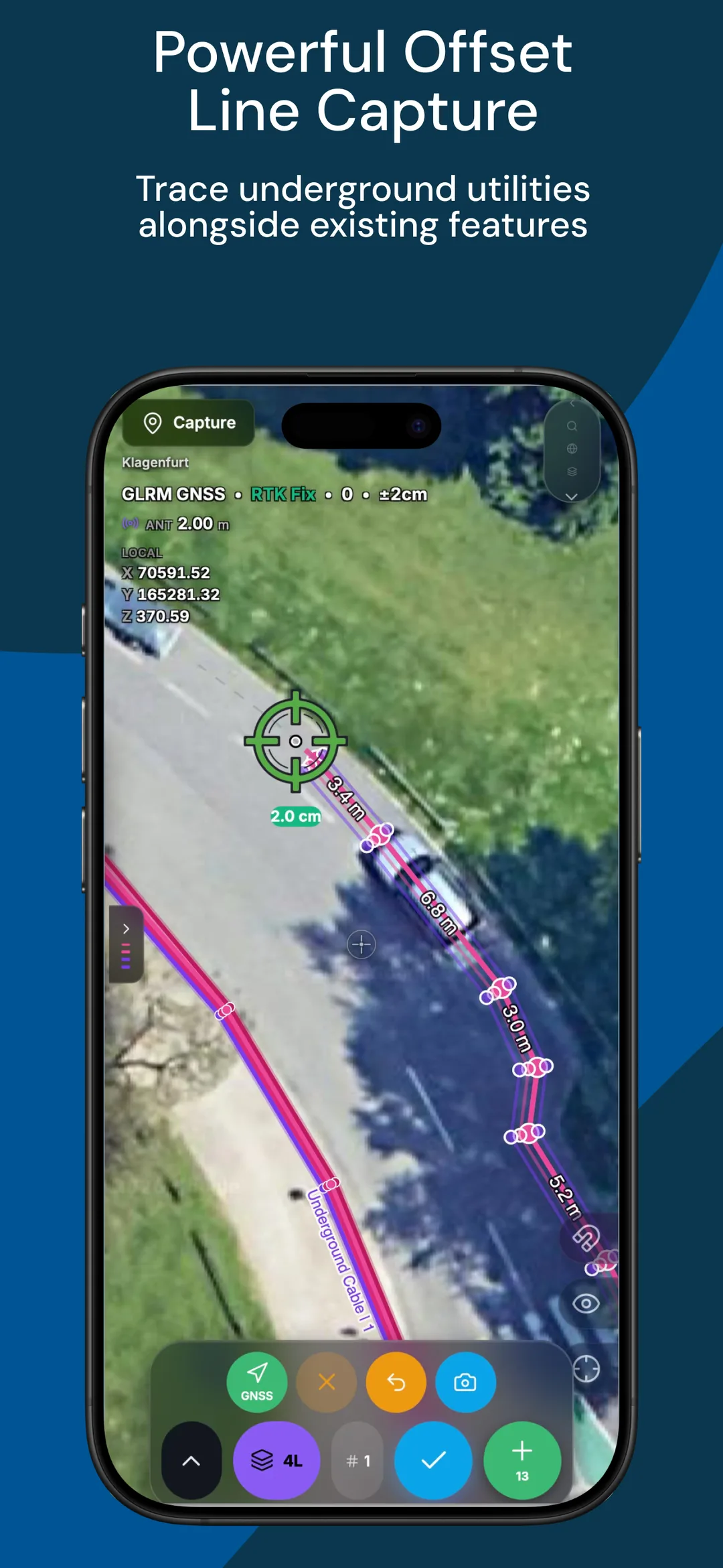 GeolantisNEO — powerful offset line capture